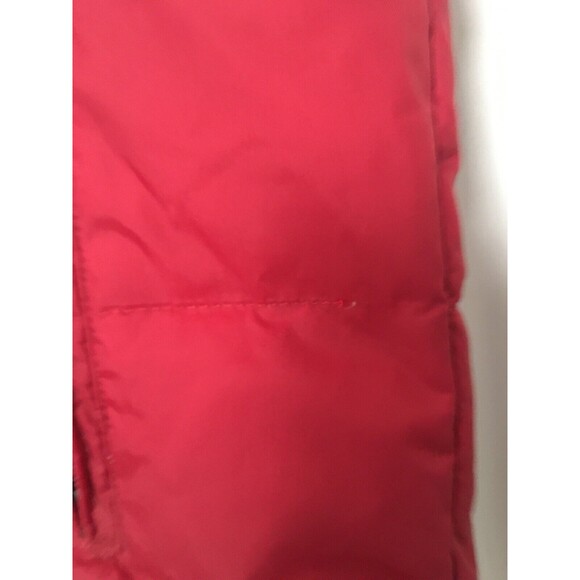 Op Men's Burgundy Athletic Full Zip Puffer Vest Jacket Lined Size XL - Picture 8 of 11